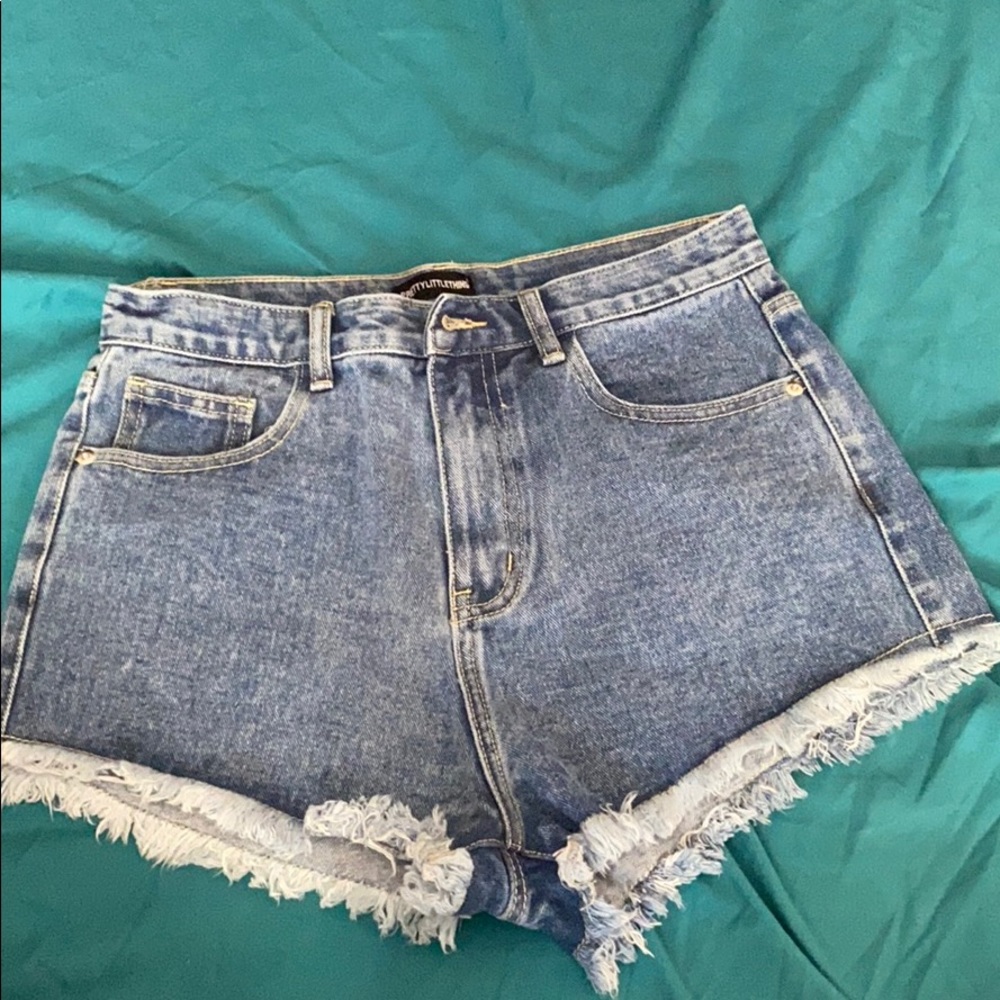 Denim blue shorts